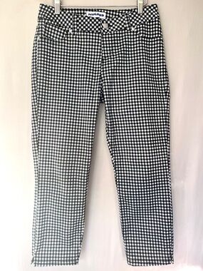 Y2K Nygård Gingham Low Rise Capri Cigarette Pants Size 8